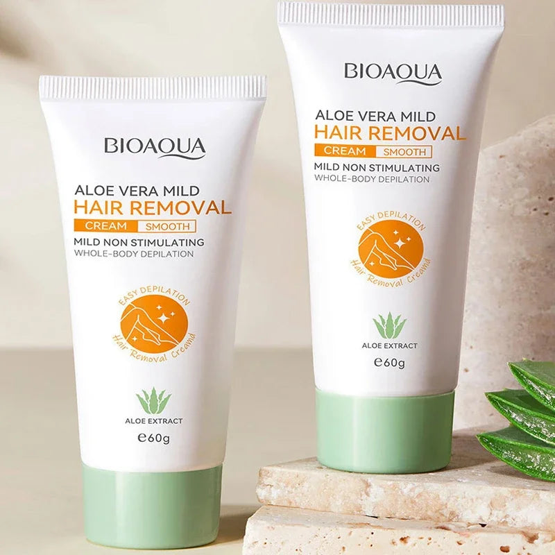 Painless Aloe Vera Hair Removal Cream for Full Body and Intimate Areas - 19