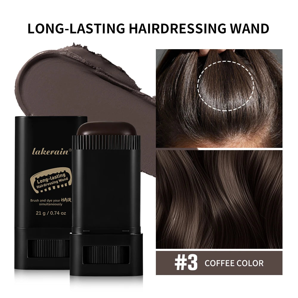 Instant Gray Hair Root Touch-Up Stick for Natural Color Coverage