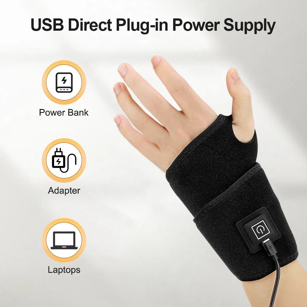 Infrared Red Light Therapy Wrist Brace for Pain Relief and Joint Support - 5