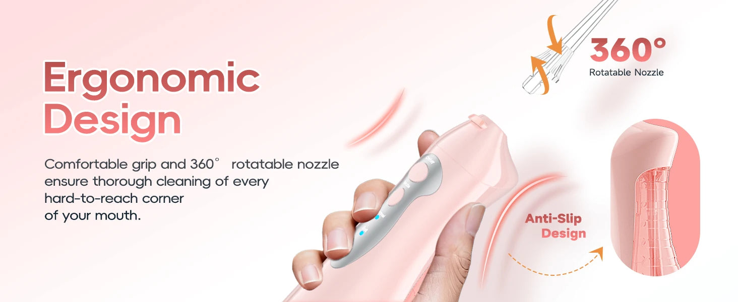 Portable Electric Water Flosser for Deep Teeth and Gum Cleaning - 9