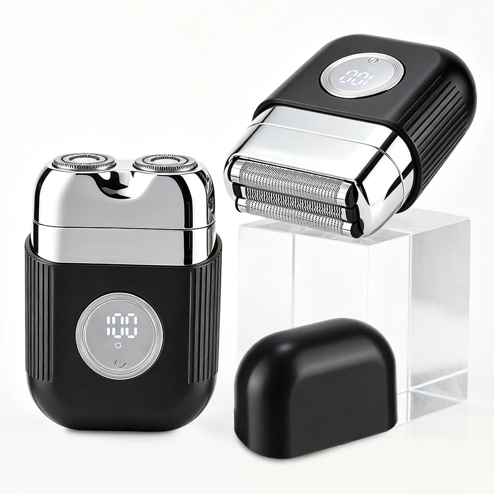 Portable Electric Foil Shaver with Floating Blades for Men - 7