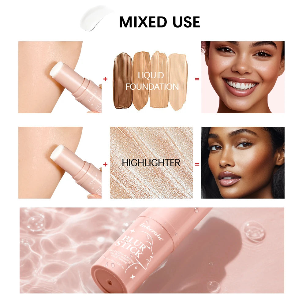 Invisible Pore Primer Stick for Smooth Matte Finish and Oil Control - 3