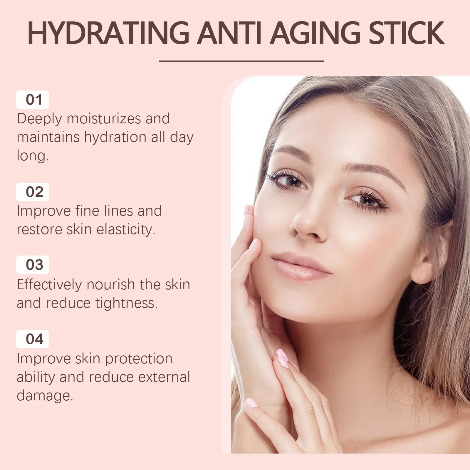 Collagen Anti-Aging Moisturizing Balm Stick for Face Wrinkle Reduction - 17
