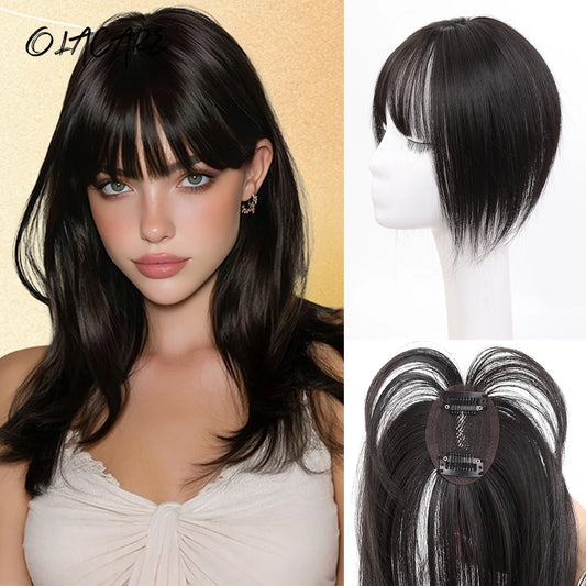 Clip-In Synthetic Fringe Hair Extension for Women