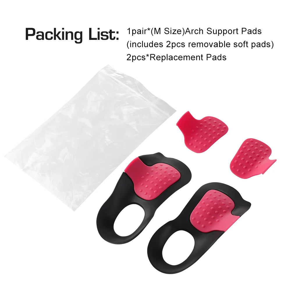 Orthopedic Arch Support Insoles for Flat Feet and Leg Alignment