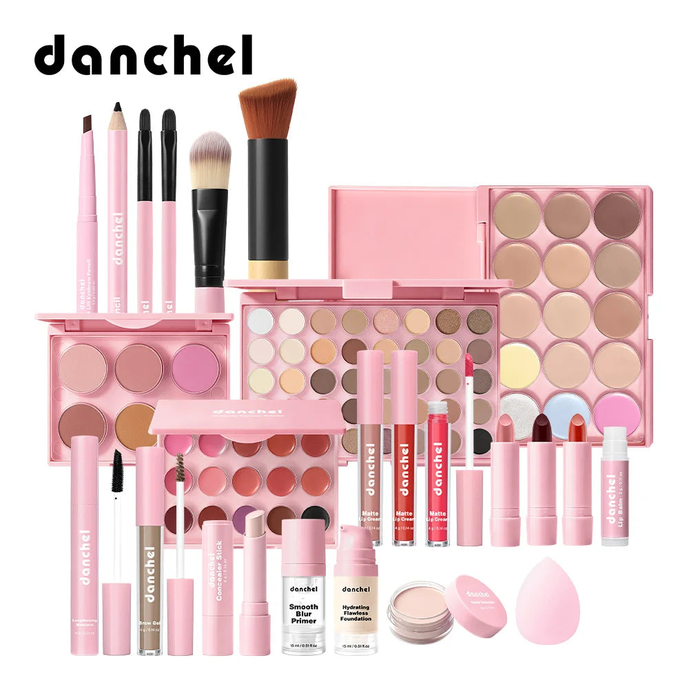 All-in-One Professional Makeup Kit for Beginners and Travel Enthusiasts