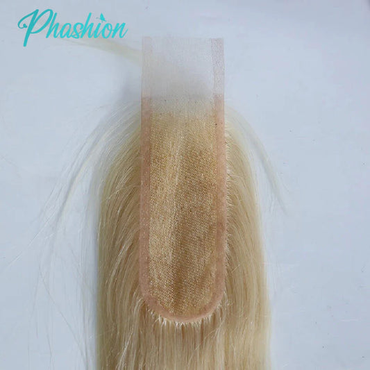 613 Blonde Transparent Swiss Lace Hair Closure