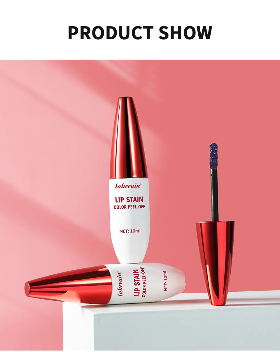 Peel-Off Long-Lasting Waterproof Matte Lip Stain for All-Day Wear