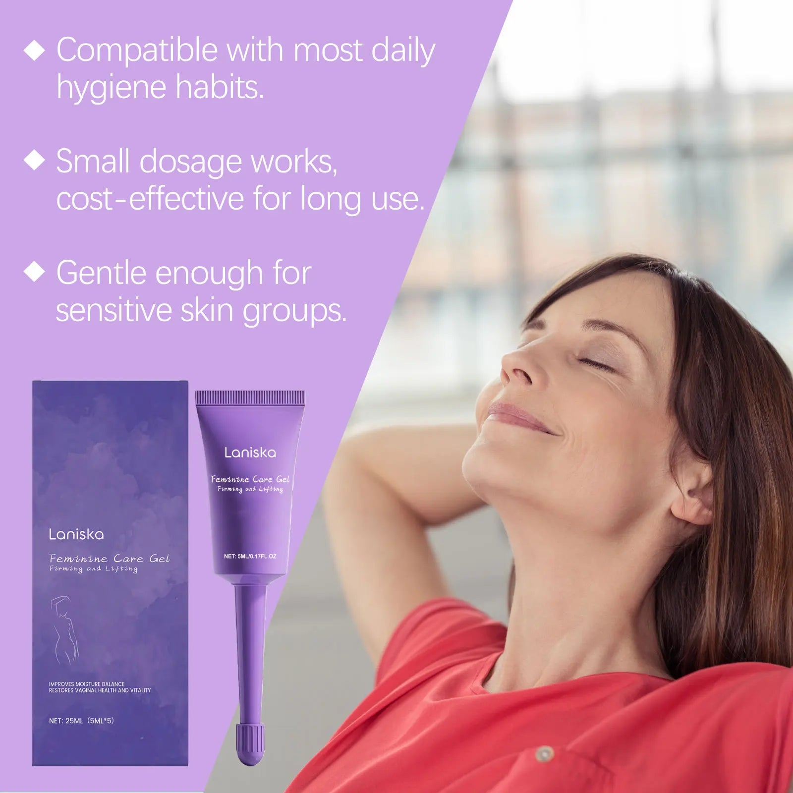 Refreshing Feminine Intimate Care Gel for Daily Cleansing and Firming - 15
