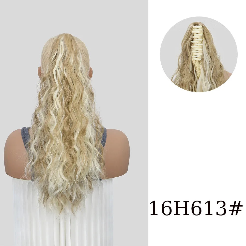 20-Inch Curly Claw Clip Ponytail Hair Extension - 13