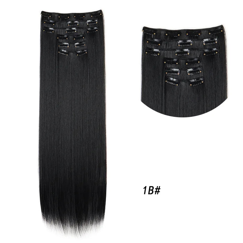 Long Curly Clip-In Hair Extensions for Instant Volume and Length