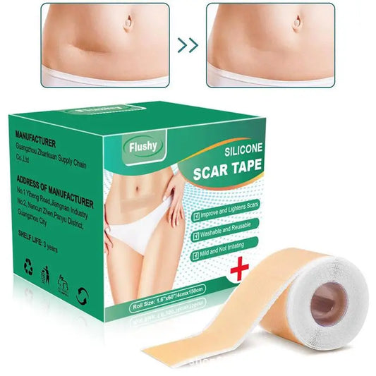 Reusable Silicone Gel Tape for Effective Scar Reduction and Skin Repair