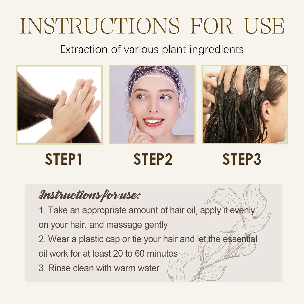 Batana Oil Hair Repair Mask for Dry Damaged Hair and Scalp Nourishment