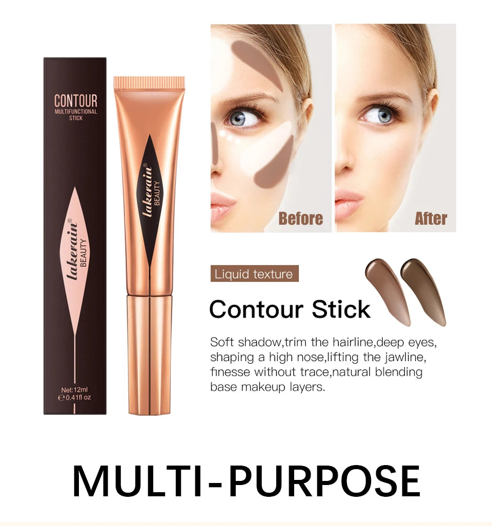 Liquid Face Contour and Highlighter Wand with Cushion Applicator - 10