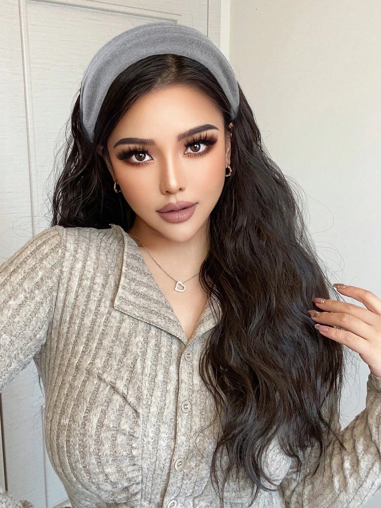 Long Wavy Headband Hair Extension for Instant Voluminous Natural Hair - 9