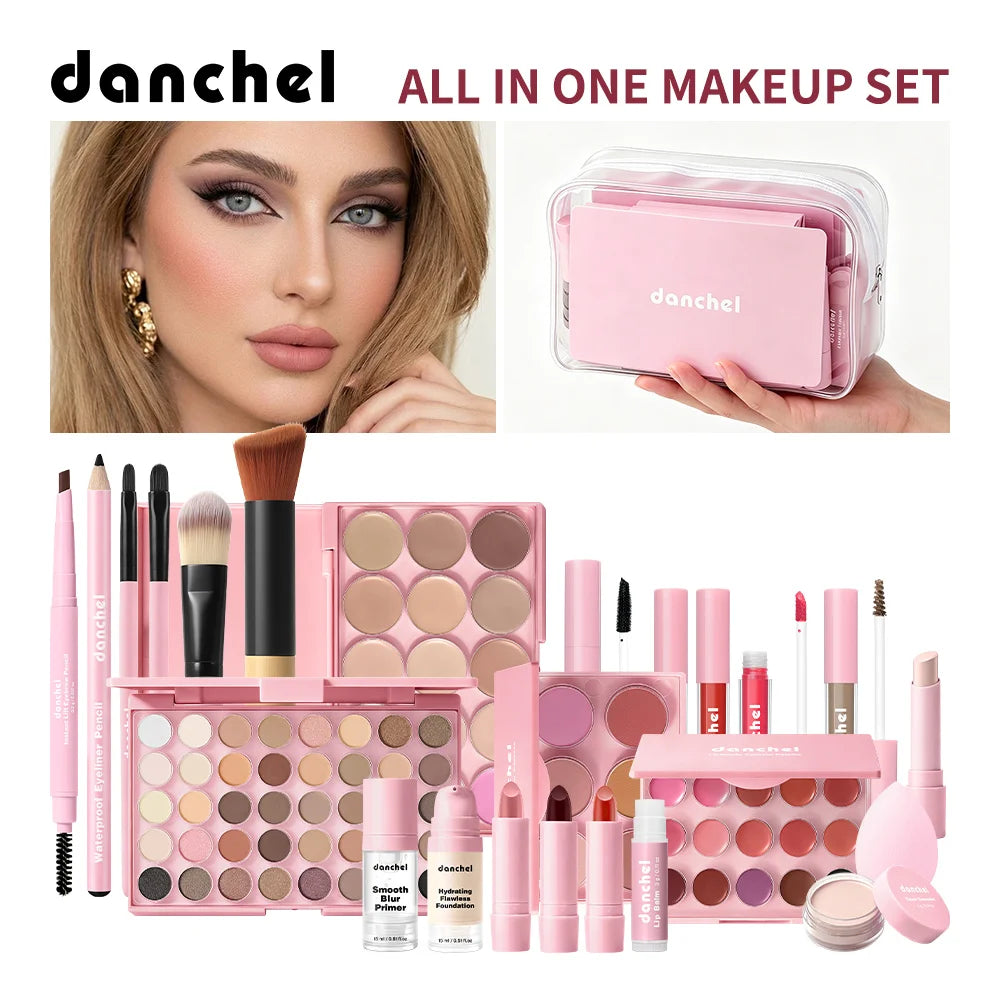 All-in-One Professional Makeup Kit with Full Cosmetic Essentials - 22
