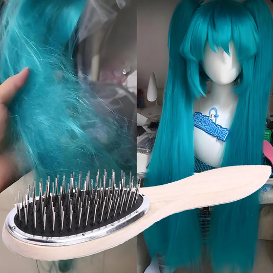 Anti-Static Steel Wig Brush for Tangle-Free Extensions