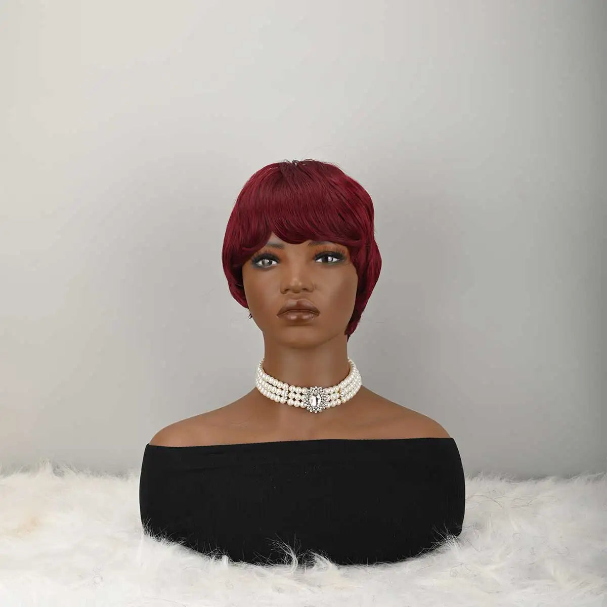 Short Wavy Pixie Cut Wig for Daily Styling
