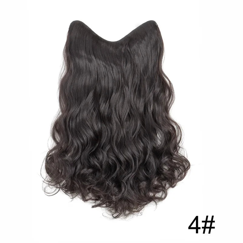 20-Inch Long Curly Clip-In Hair Extensions