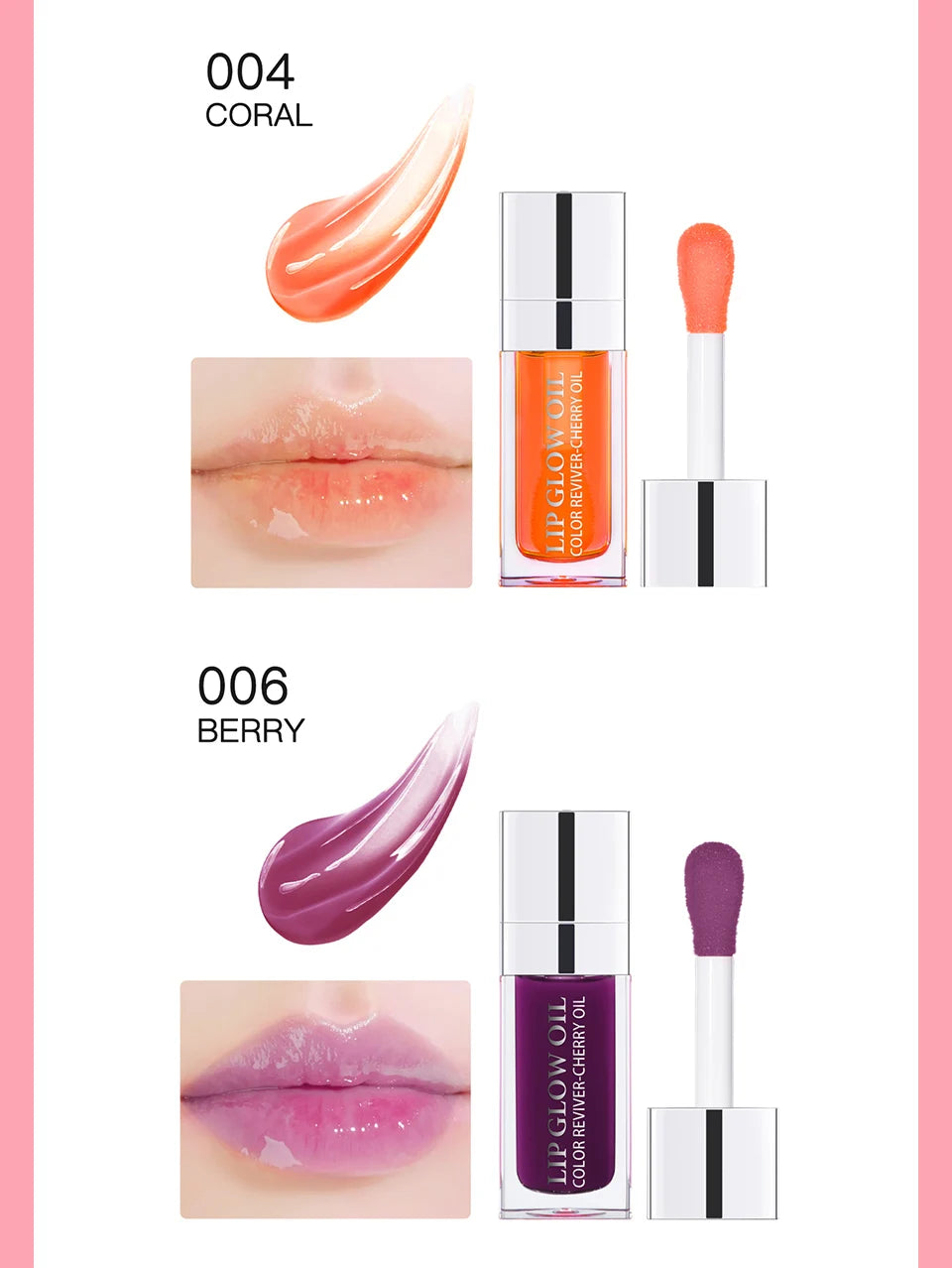 Crystal Jelly Moisturizing Lip Oil for Hydrated and Plump Looking Lips