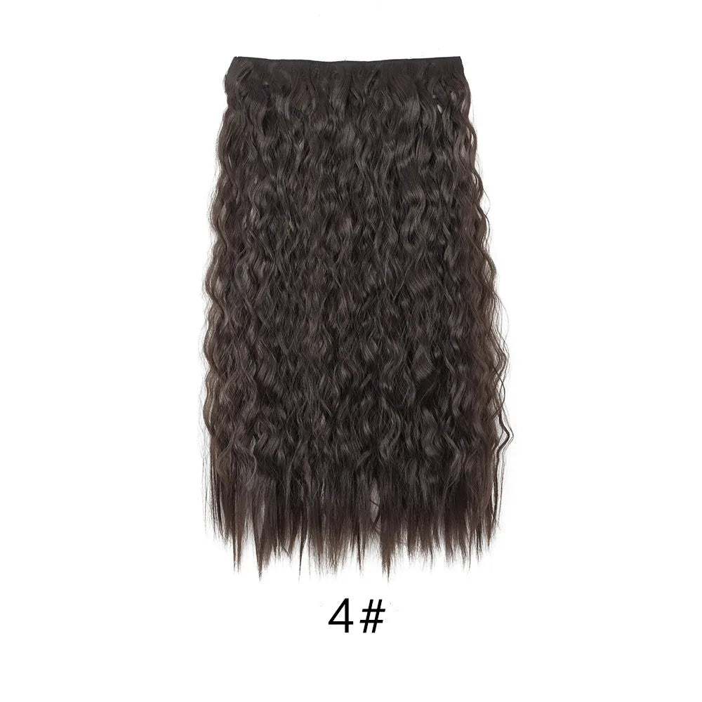 24-Inch Kinky Curly One-Piece Clip-In Hair Extension - 11
