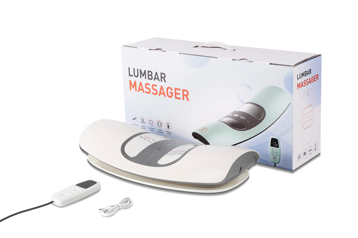 Electric Lumbar Traction Massager with Adjustable Airbag Support