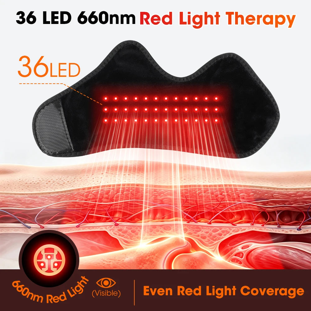3-in-1 Red Light Therapy Wrap for Foot Ankle and Wrist Pain Relief