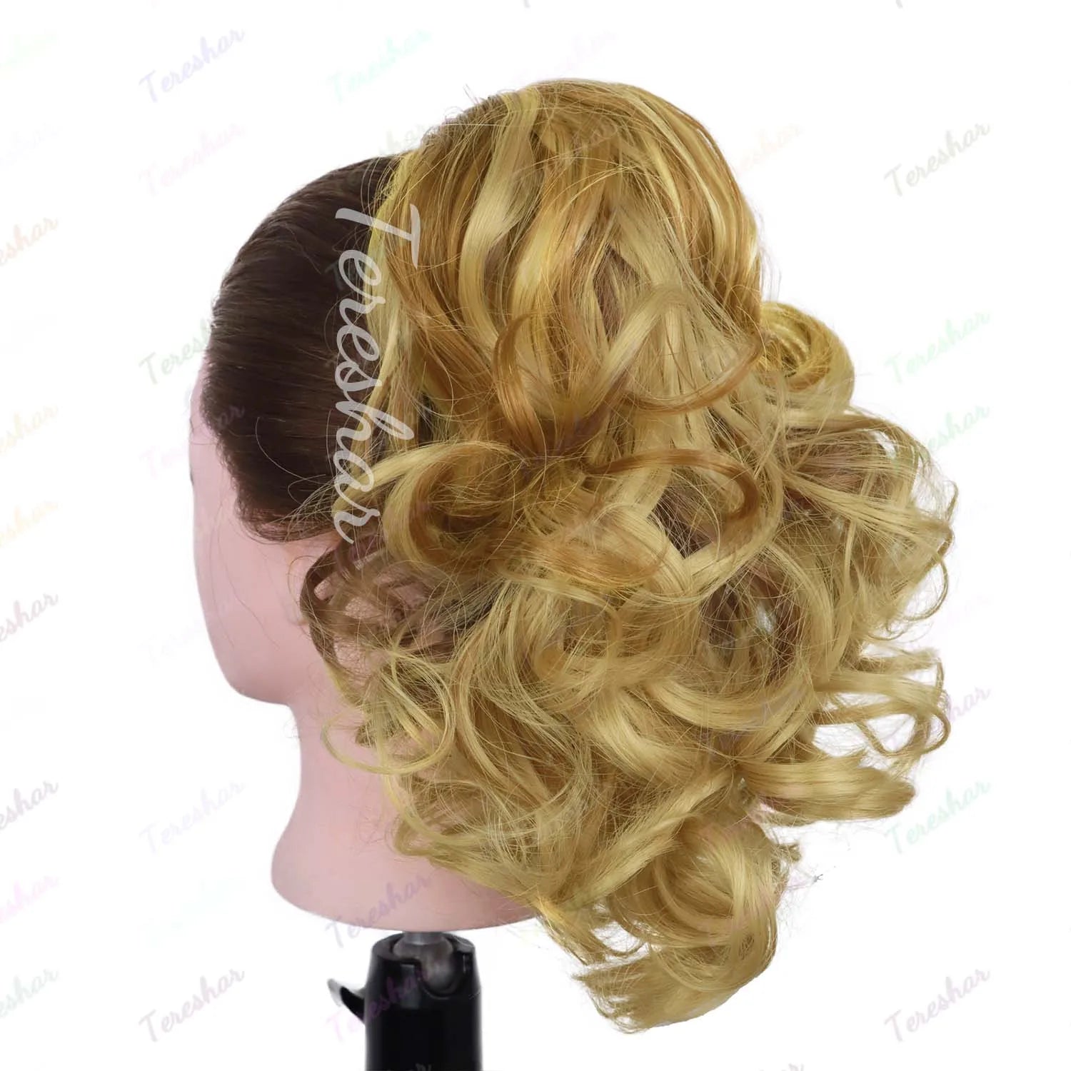 Short Curly Claw Clip Ponytail Hair Extension for Instant Volume - 19