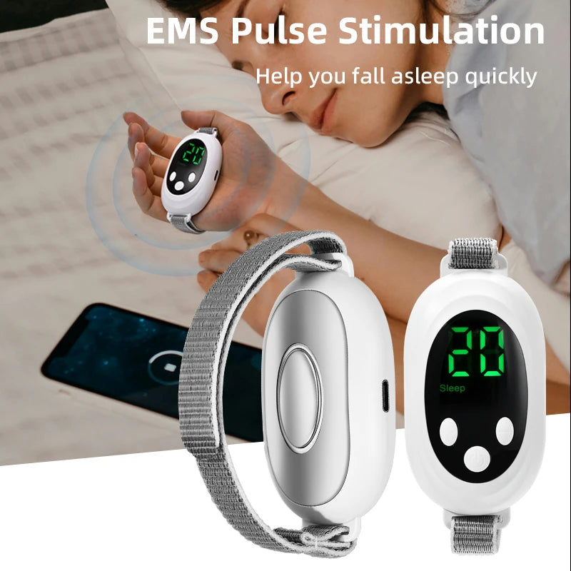 Microcurrent Handheld Sleep Aid Device for Stress and Anxiety Relief