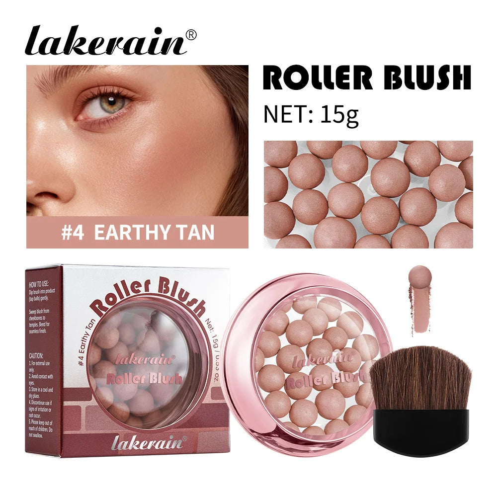 Spherical Powder Bead Blush for Natural Glowing Makeup Finish - 21