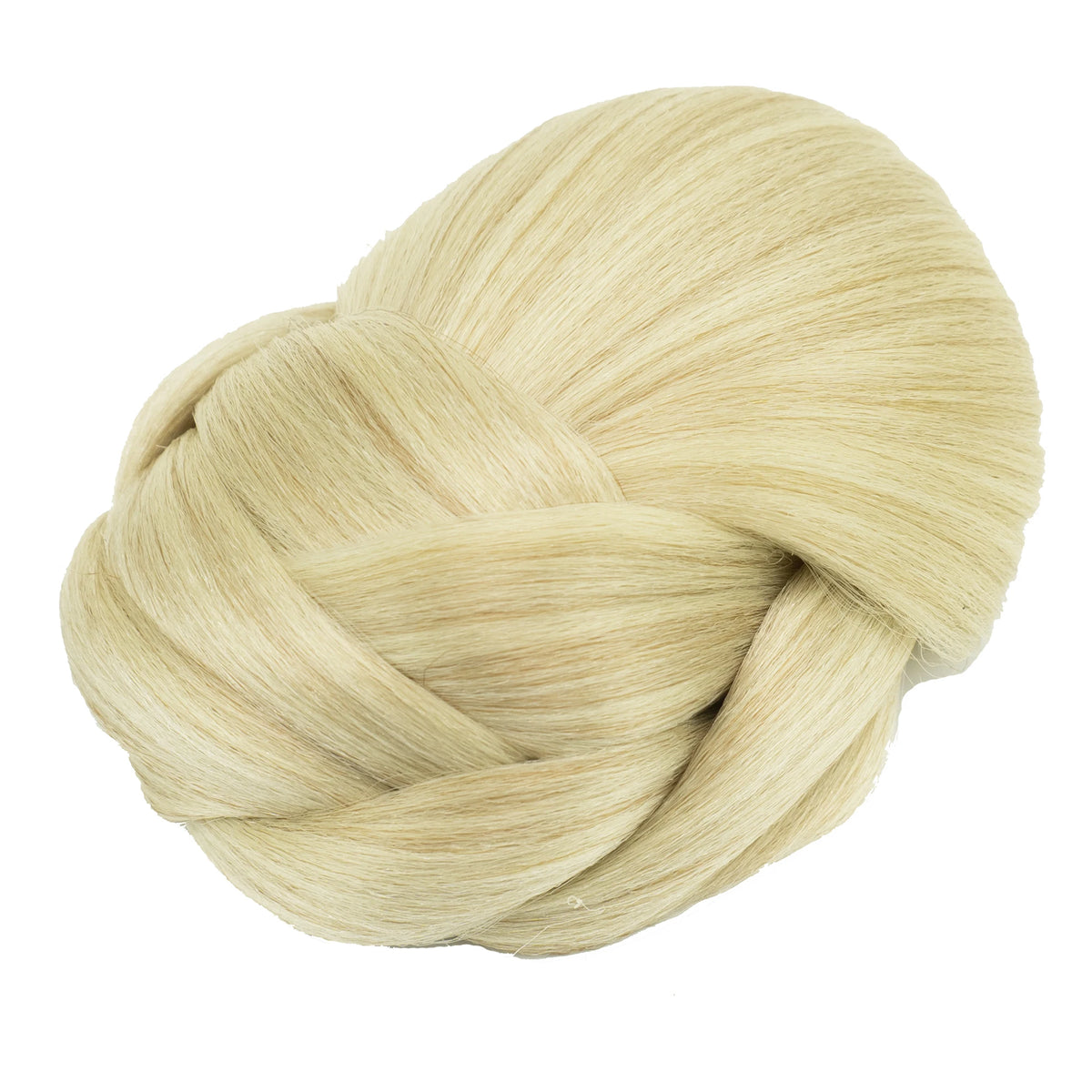 Synthetic Braided Chignon Hair Bun for Elegant Updo Hairstyles
