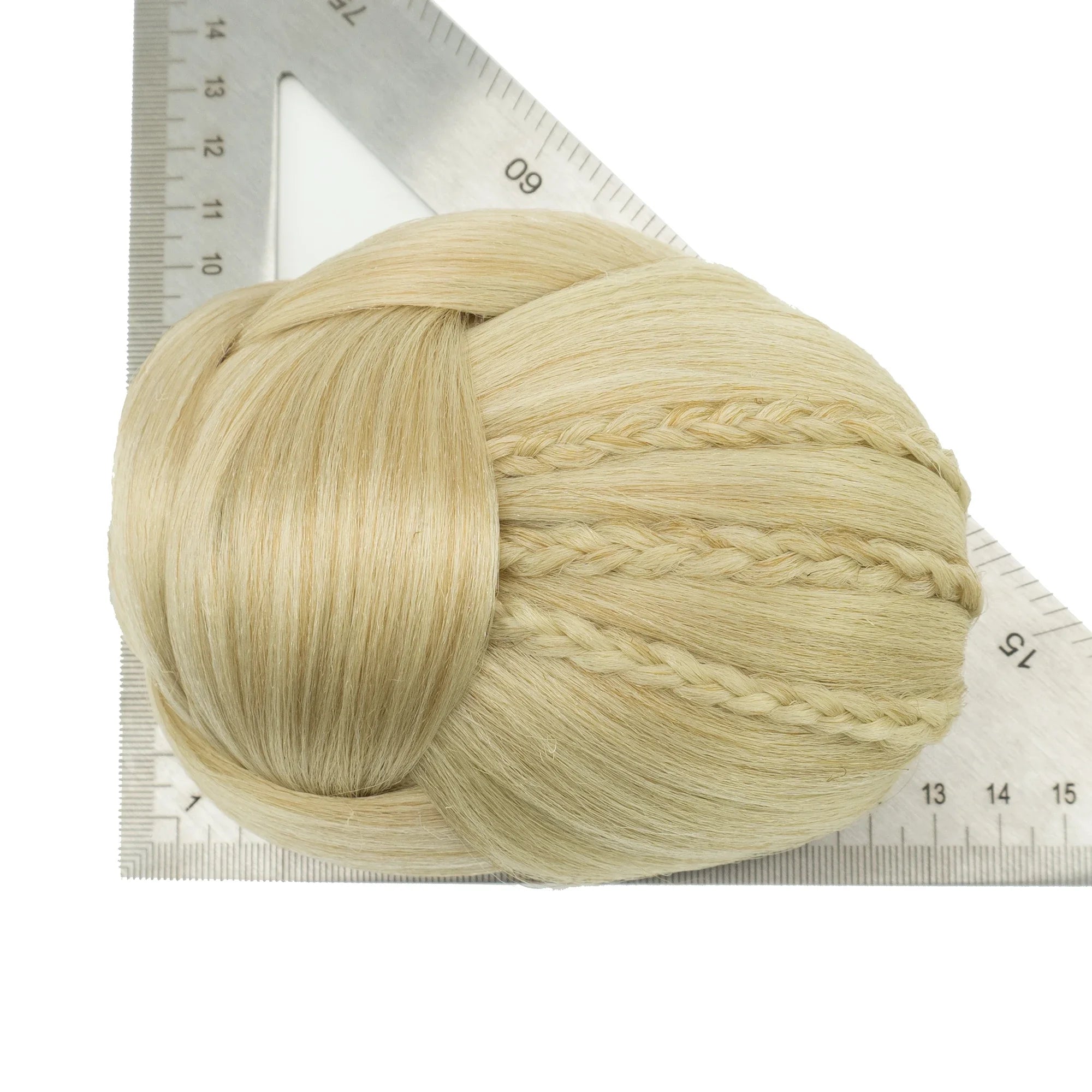 Synthetic Braided Chignon Hair Bun for Elegant Updos - 5