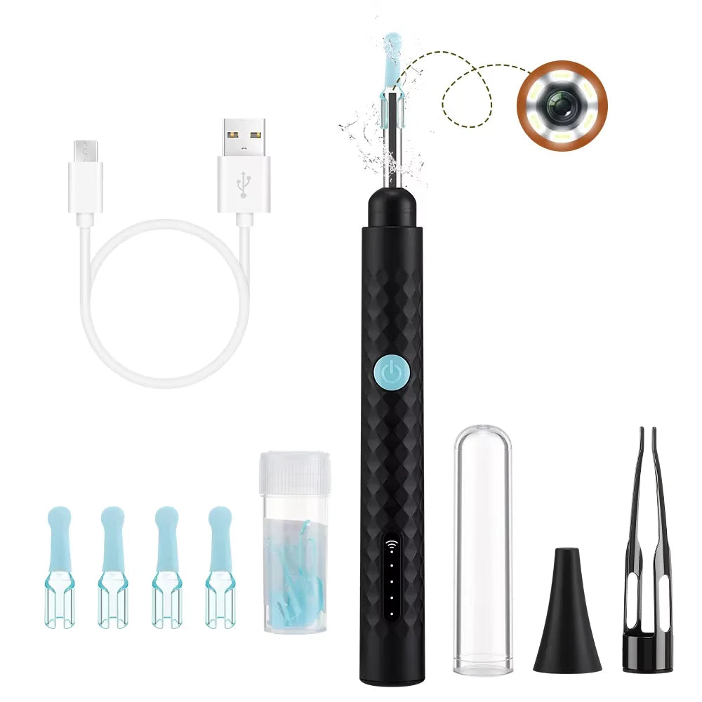 Smart Visual Ear Wax Removal Tool with HD Camera and Tweezers - 18
