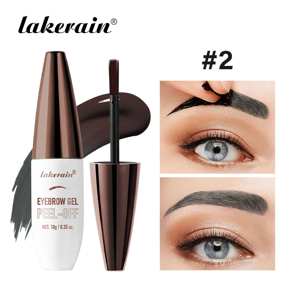 Waterproof Peel-Off Eyebrow Tint Gel for Long-Lasting Natural Brows - 22