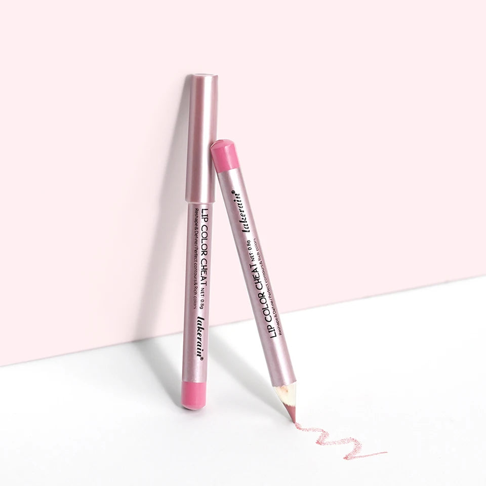 Waterproof Matte Lip Liner Pencil Set for Long-Lasting Defined Lips - 19