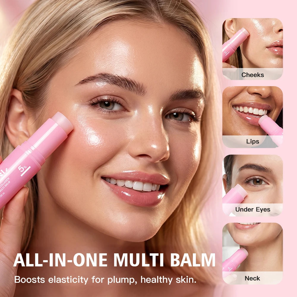 PDRN Pink Collagen Multi Balm for Deep Hydration and Skin Plumping - 2