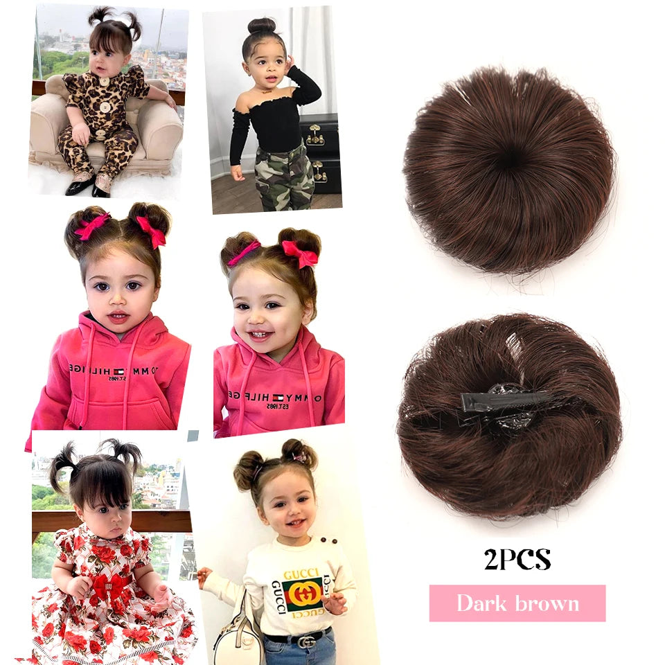 Clip-In Hair Bun for Girls Daily Wear and Cosplay - 10