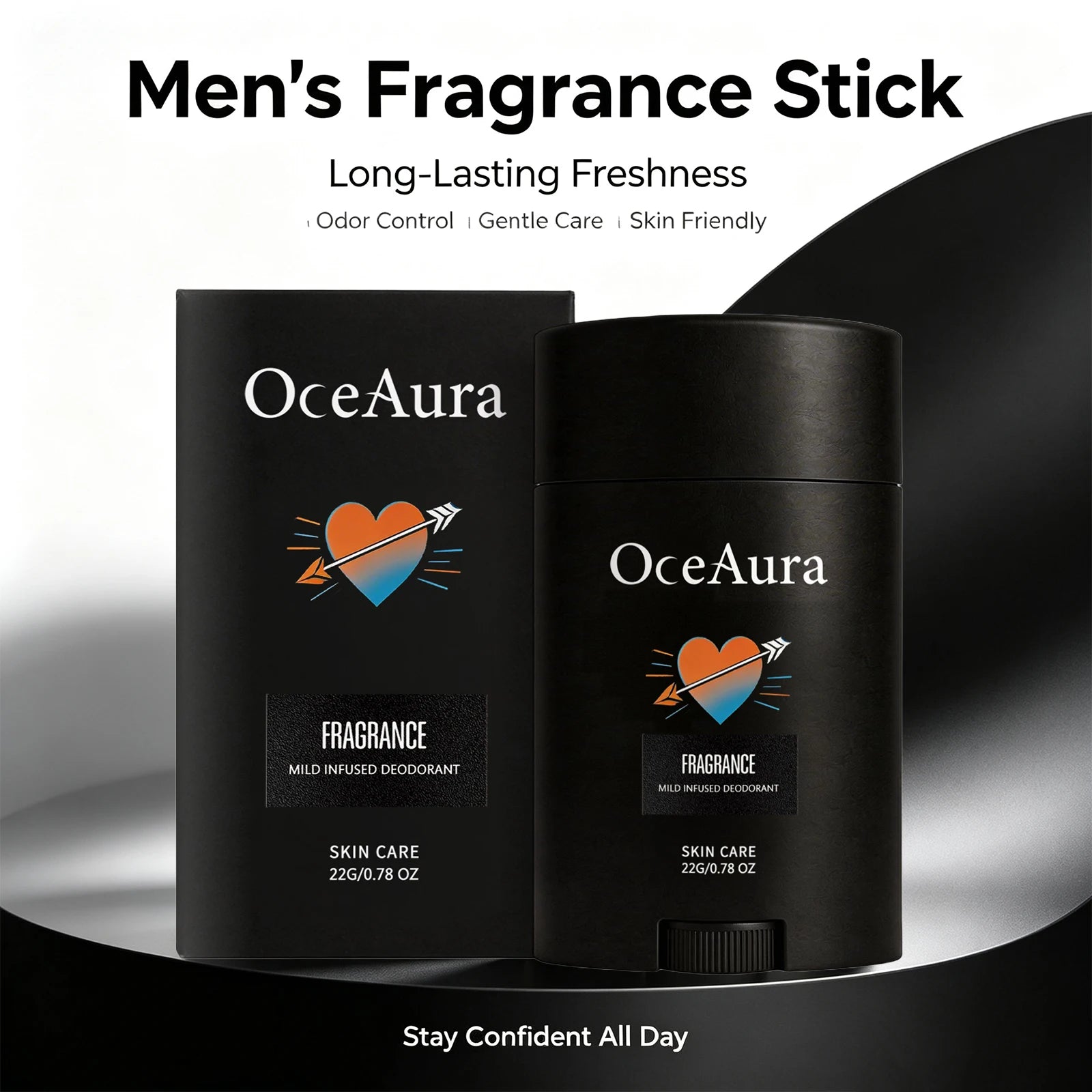 Long-Lasting Solid Deodorant Stick for Men Odor Control and Freshness - 1