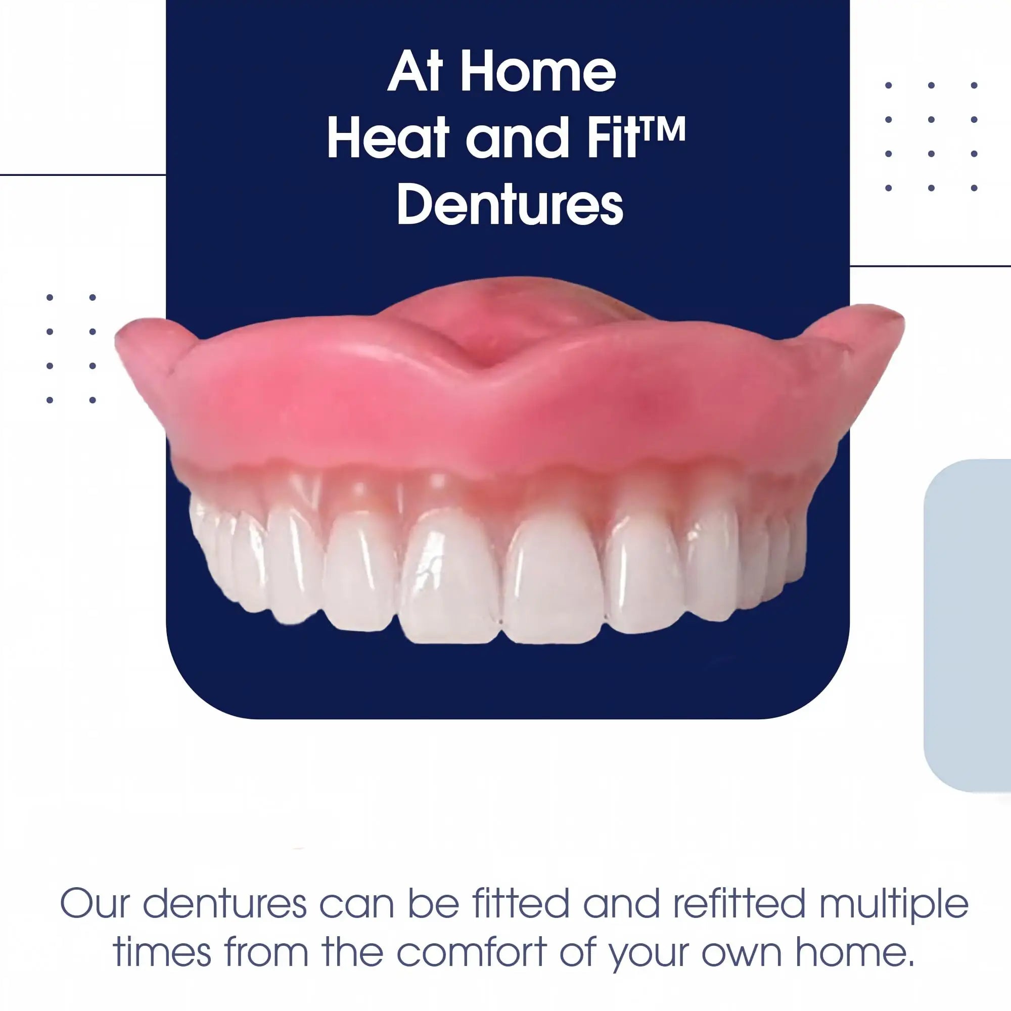 Instant Smile Natural Cosmetic Denture and Daily Care Storage Kit - 3