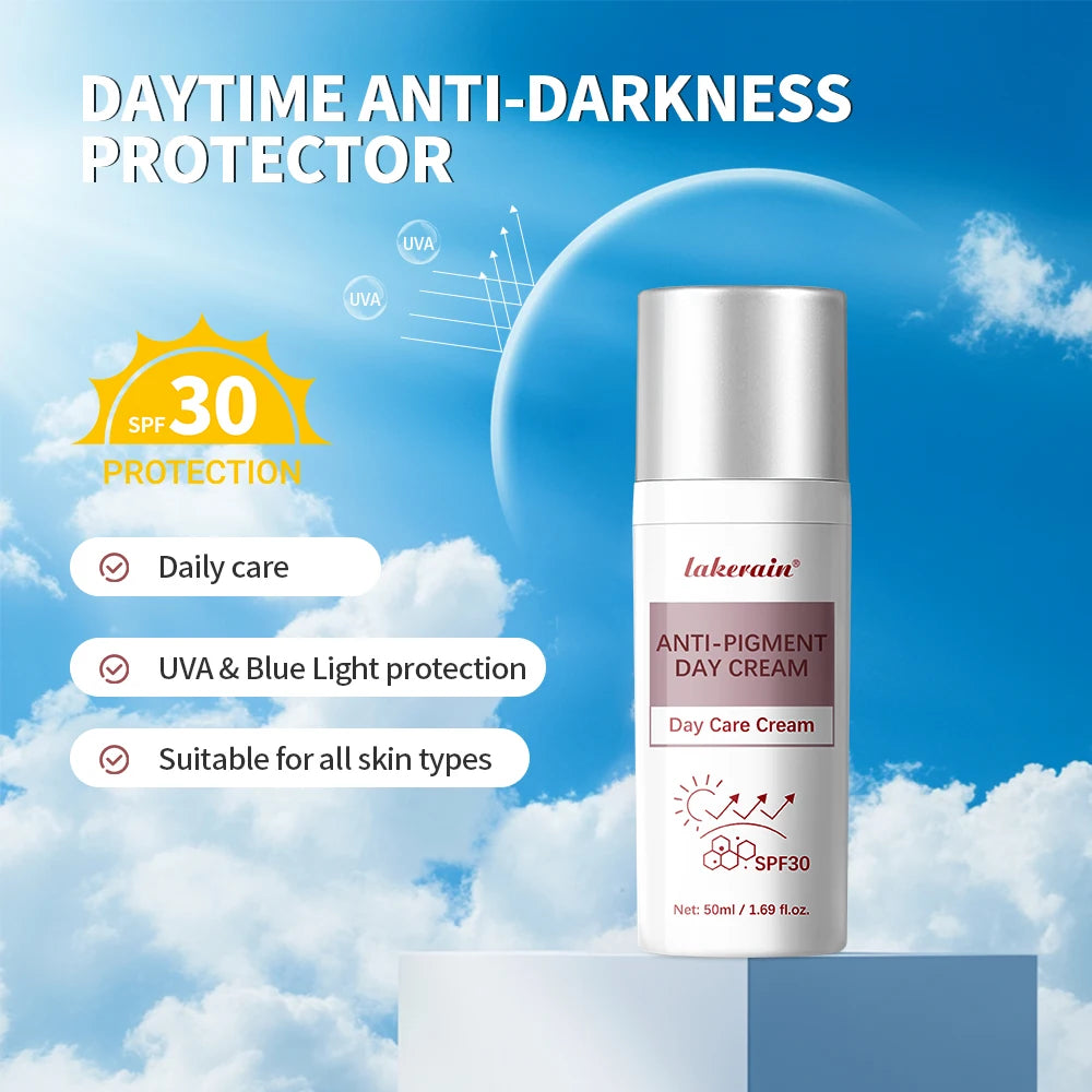Anti-Pigment SPF 30 Day Moisturizing Cream for Daily Face Protection