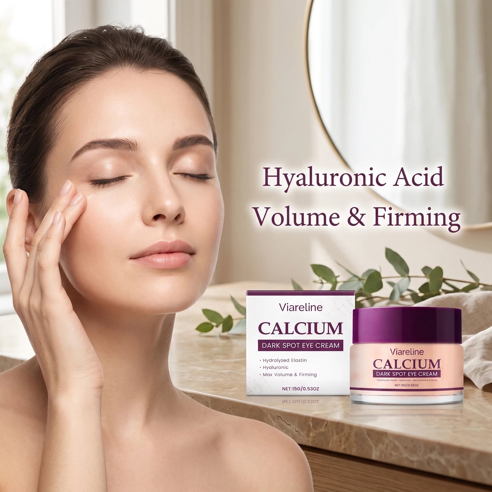 Hydrating Calcium Eye Cream for Dark Circles and Fine Lines - 1