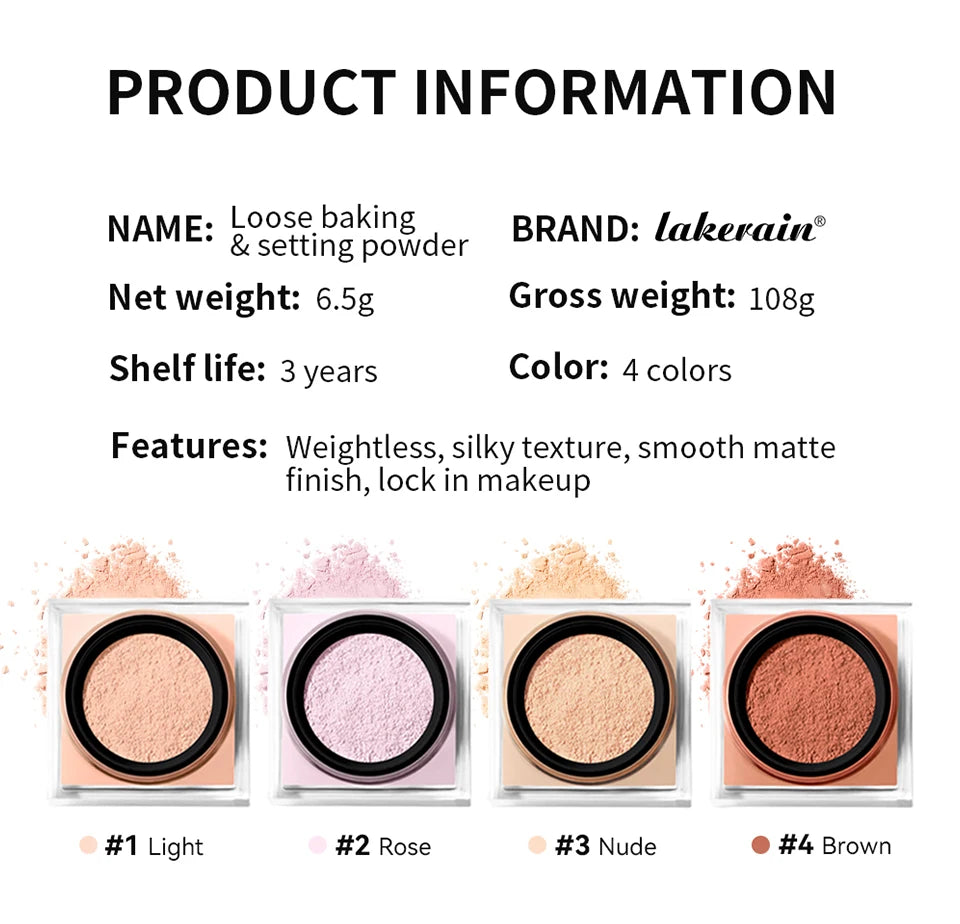 Matte Setting Powder for Long-Lasting Oil Control and Flawless Makeup - 14