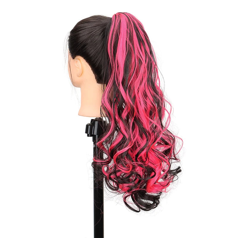 20-Inch Curly Claw Clip Ponytail Extension - 7