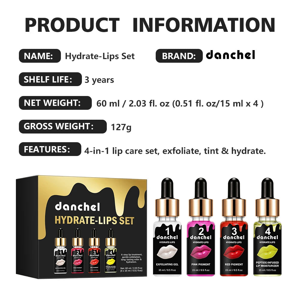 4-Step Complete Lip Care and Hydration Treatment Set - 18