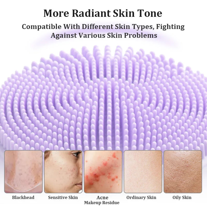 Electric Sonic Facial Cleansing Brush for Deep Pore Exfoliation and Massage - 3