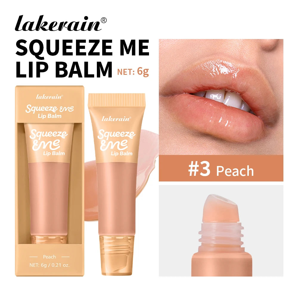 Hydrating Squeeze Lip Balm for Deep Moisture and Sheer Tinted Care