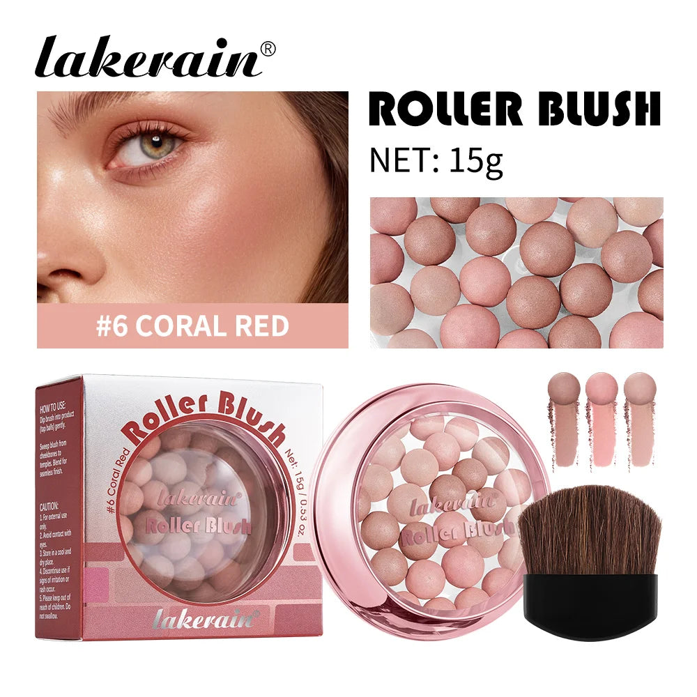 Spherical Powder Bead Blush for Natural Glowing Makeup Finish - 20