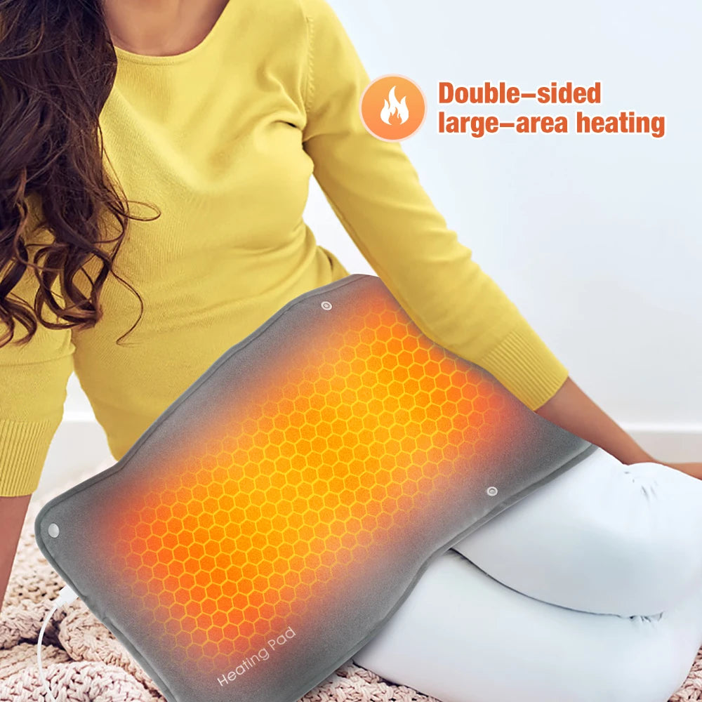 USB Heated Graphene Hand Warmer and Desk Heating Pad for Winter Comfort