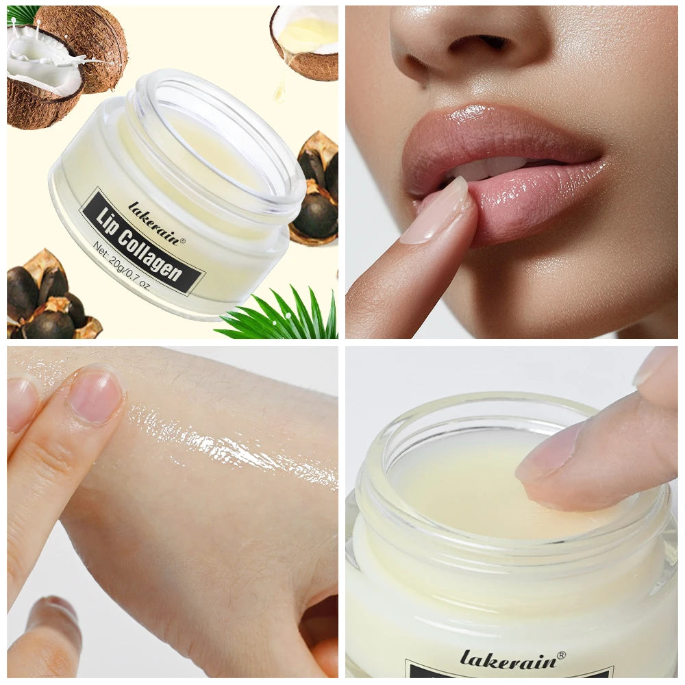 Collagen Infused Moisturizing Lip Repair Mask for Dry and Cracked Lips