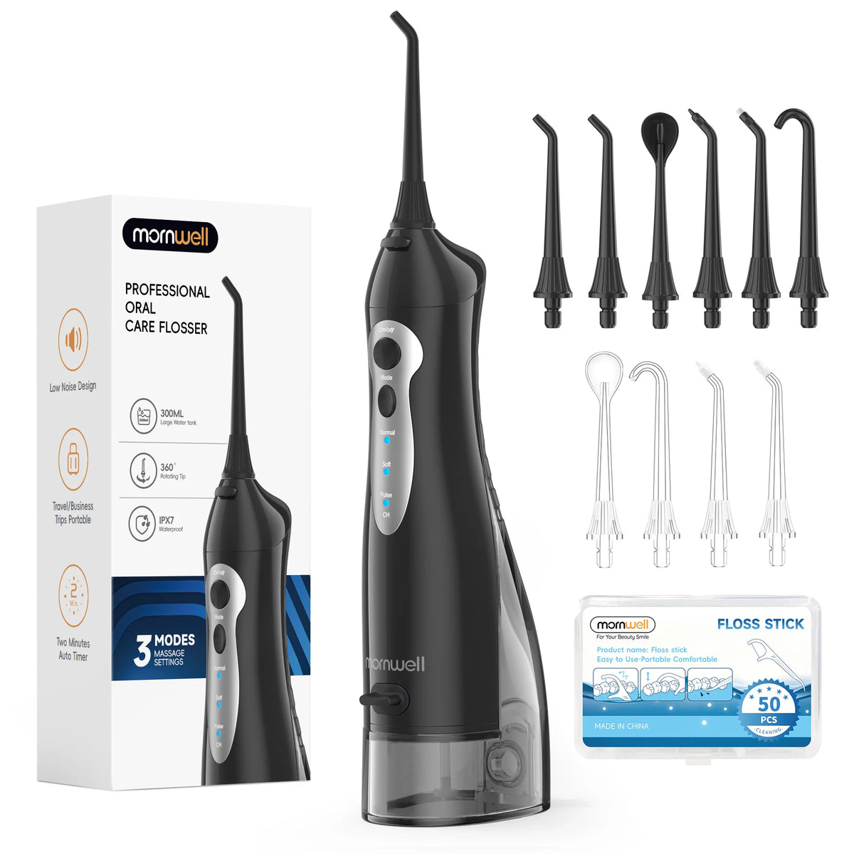Portable Electric Water Flosser for Teeth Cleaning and Gum Health